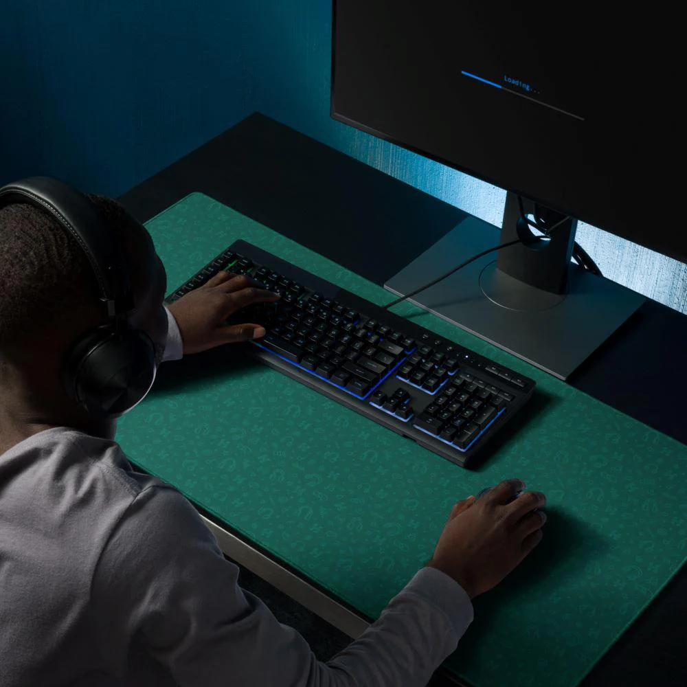 Headphones.com Green Desk Mat - Image 4