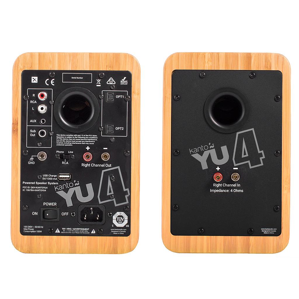 Kanto YU4 Powered Bookshelf Speakers - Image 3