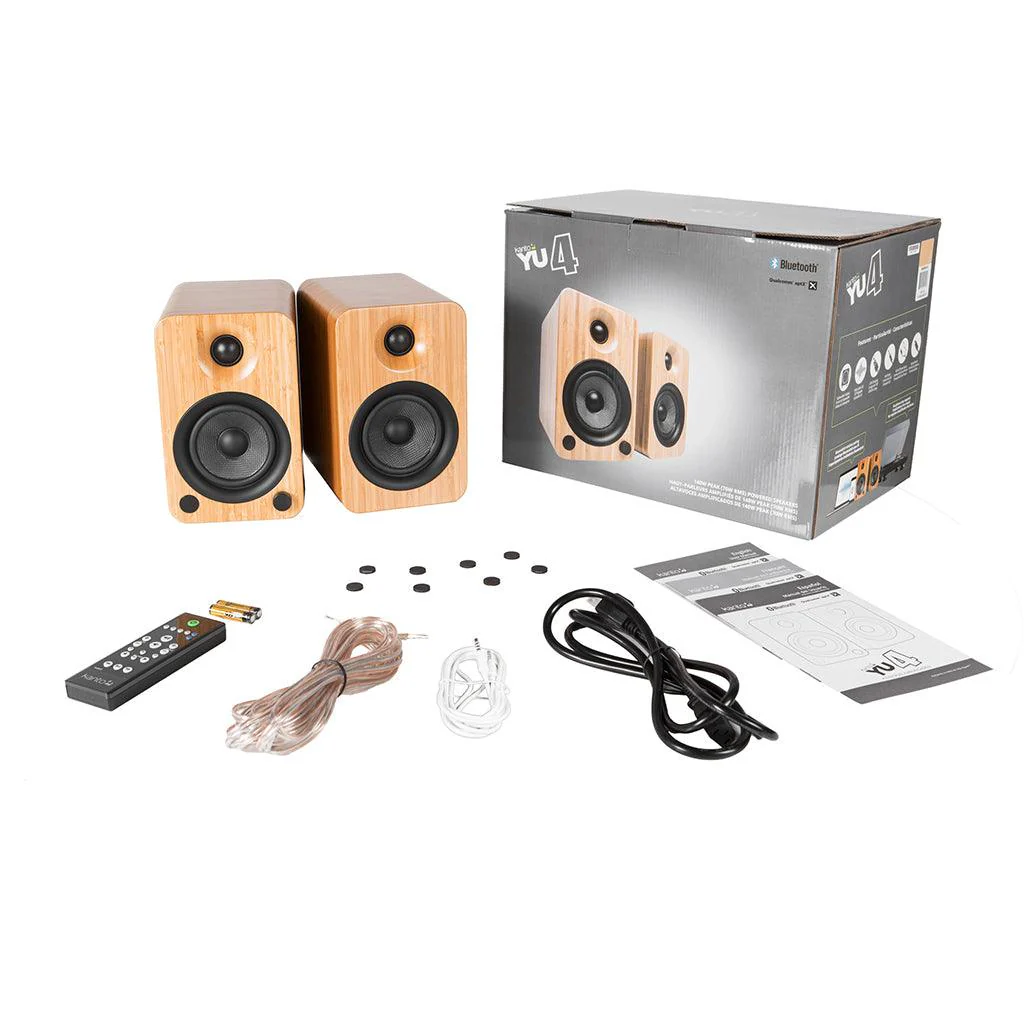 Kanto YU4 Powered Bookshelf Speakers - Image 6