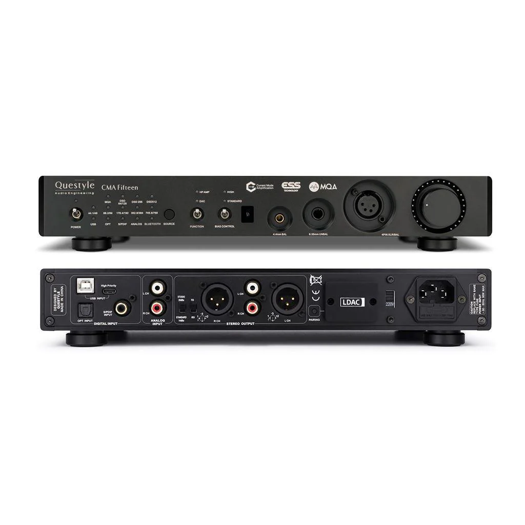 Questyle CMA Fifteen Desktop DAC and Headphone Amplifier - Image 3