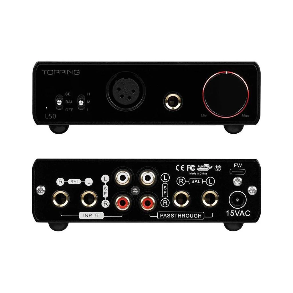 Topping L50 Desktop Headphone Amplifier - Open Box - Image 3